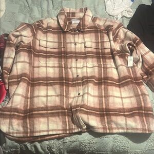 Old Navy Brown and Cream Casual Jacket